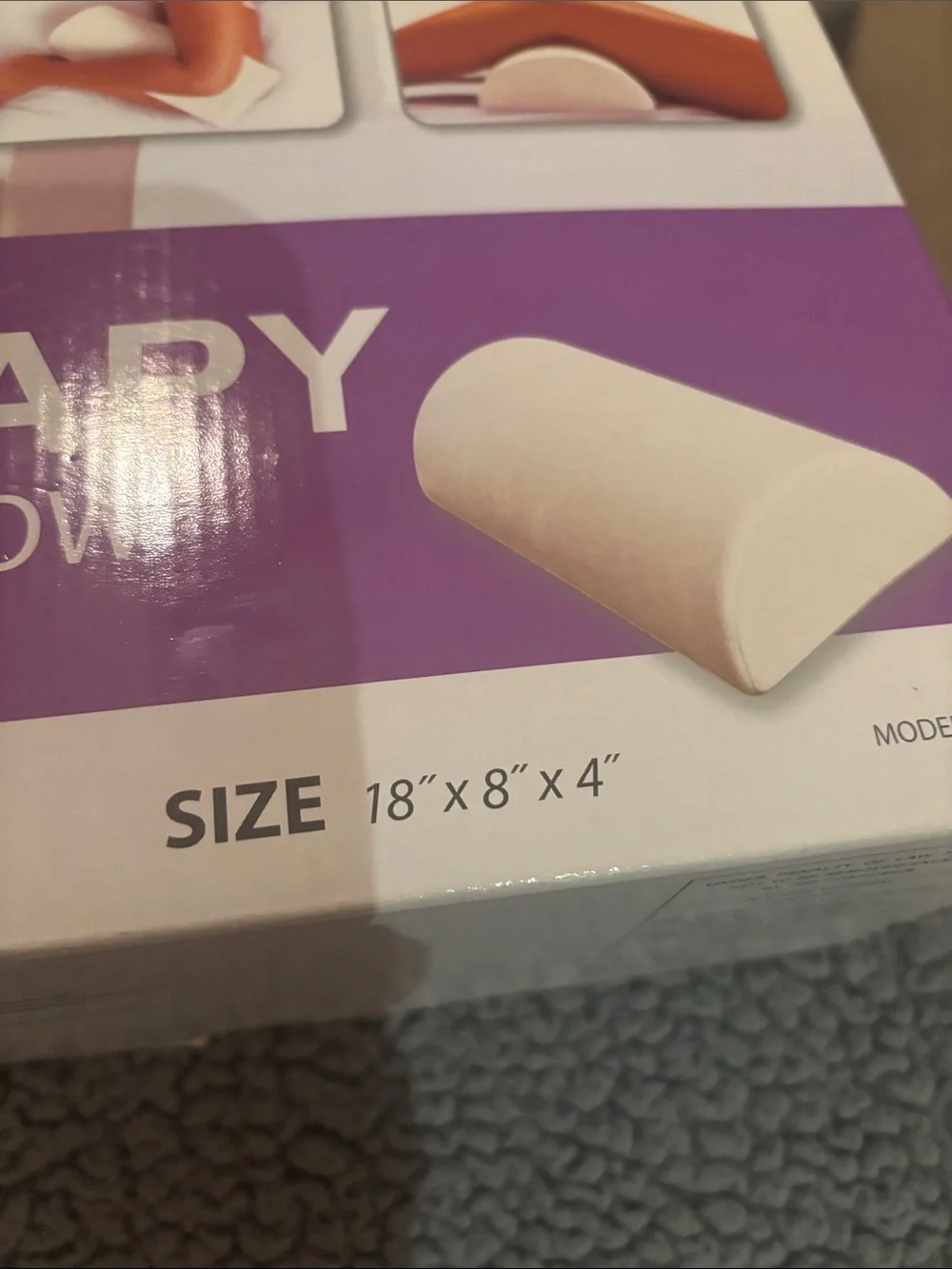 NWT Homedics Ortho + Therapy Memory Foam 4-Position Pillow - White